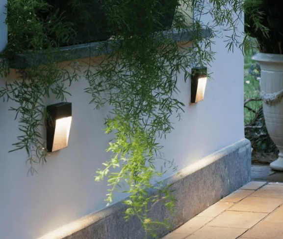 lfoutdoorlight Outdoor Semi Recessed LED Steplight Outdoor path marker lights