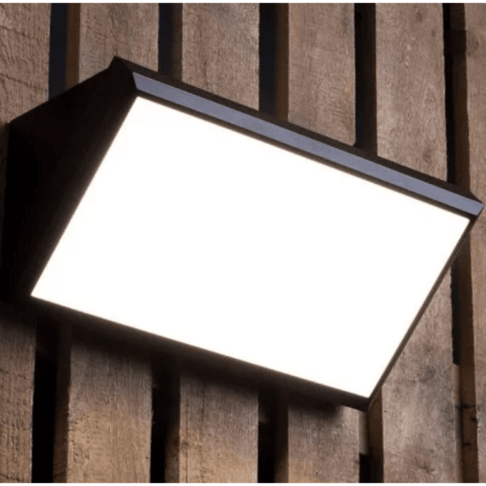 Outdoor LED Wedge Design GARDEN LAMP Wandleuchte 12W IP65 matt weiß
