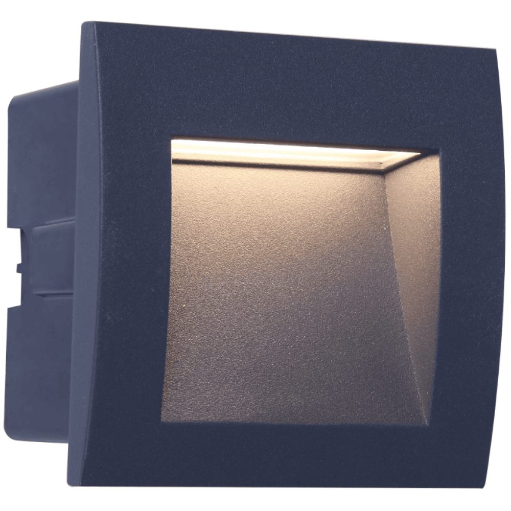 Anthracite rectangular outdoor LED downlight recessed luminaire Downunder