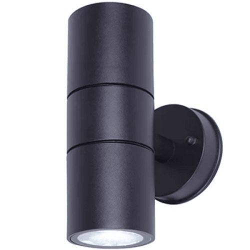 TWIN IP44 LUCE DA PARETE ESTERNA Spot LED Mur Rond GU10 (Max 2*35W)