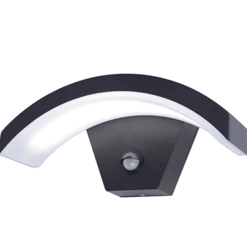 Outdoor LED boomerang lamp, 8W 3000K, warm light, 2160Lm, IP65