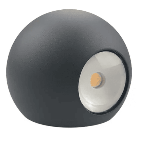 Aplique LED Two-Eye Globo blanco Houston Aplique moderno de escayola