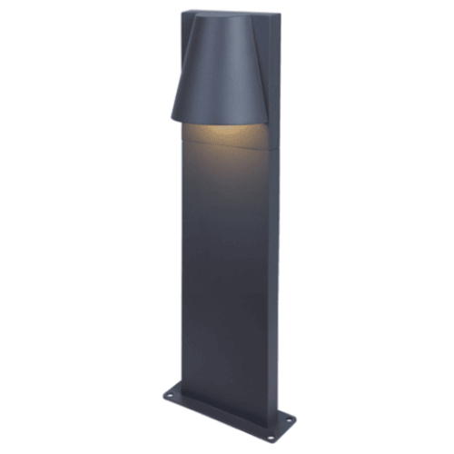 Lucide LIAM Bollard light GU10 Lampada da giardino da terra rettangolare grigio