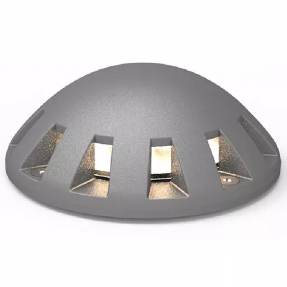 12 אור חיצוני LED משטח מתלה וספייק קרקע אור שחור