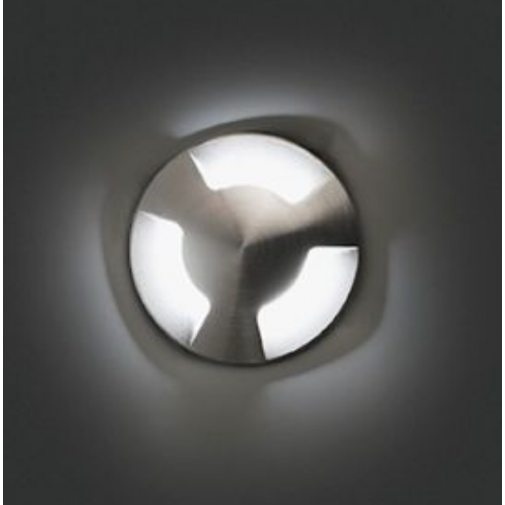 Lampe souterraine enterrée à 3 voies