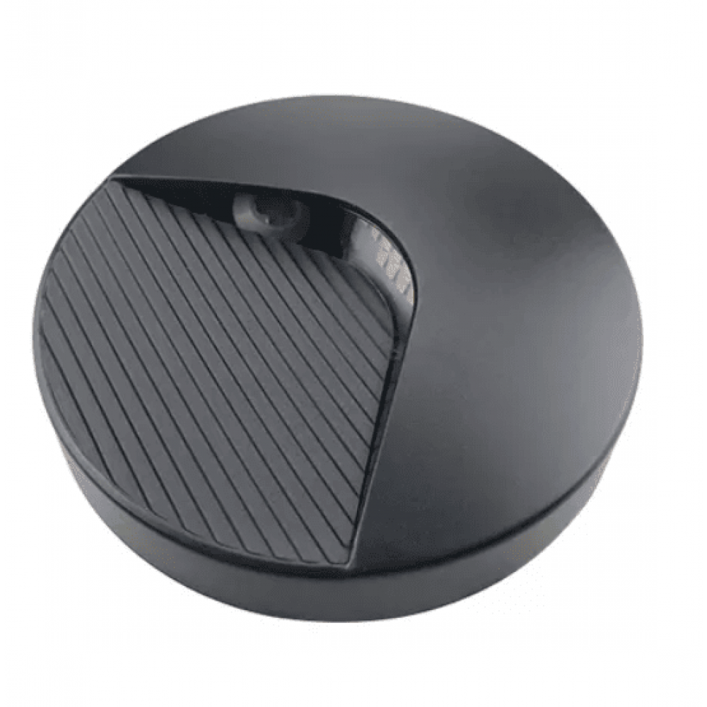 Justin IP65 LED Round outdoor step Surface Brick Wall Light Black white