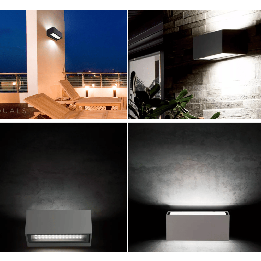 SOVIL GARAGE Outdoor LED wall lamp in aluminum garage wall light