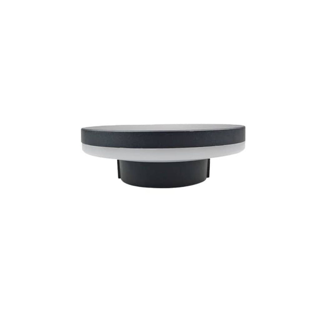 BLACK EXTERIOR LED ROUND OR SQUARE WALL LIGHT Light