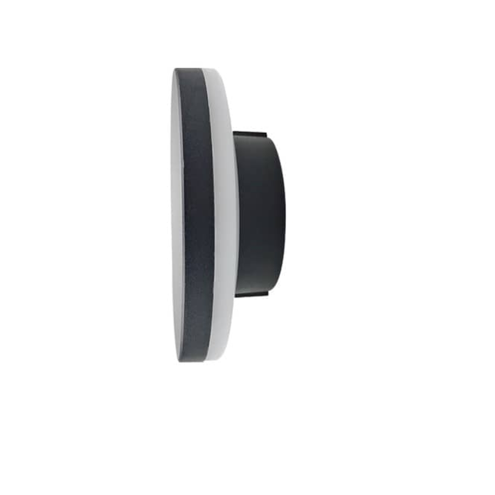 BLACK EXTERIOR LED ROUND OR SQUARE WALL LIGHT Light