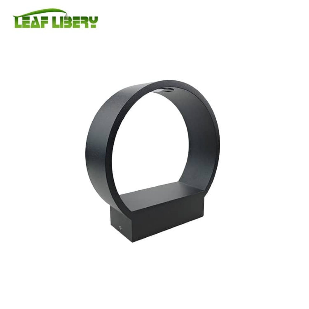 Outdoor LED Halo Wall Light 16W 4000K IP65 Forum Kitt in Black Finish