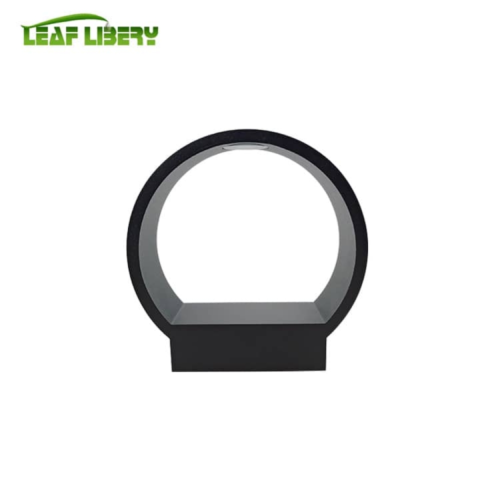 Outdoor LED Halo Wall Light 16W 4000K IP65 Forum Kitt in Black Finish