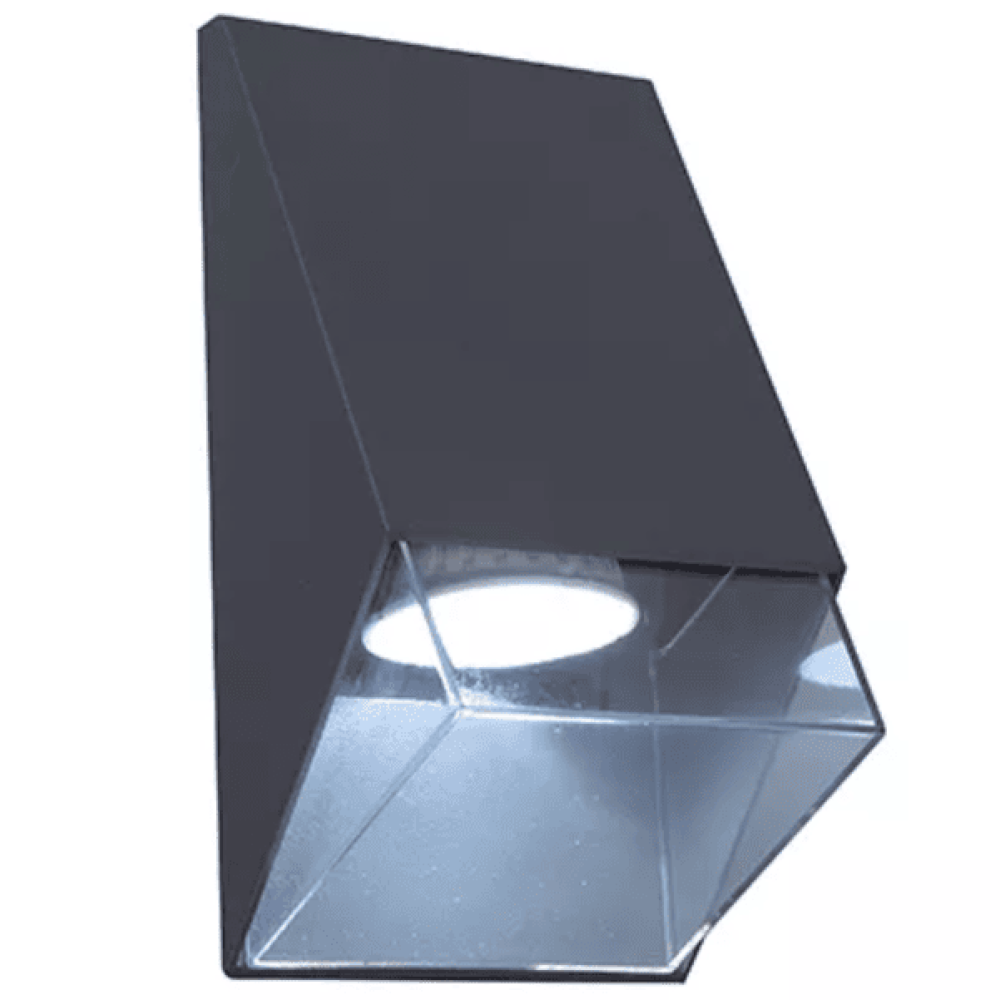 Leds-C4 Aplique de exterior Urban gris IP44