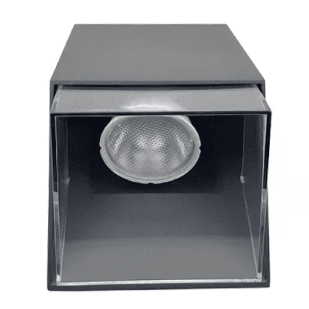 Leds-C4 Aplique de exterior Urban gris IP44