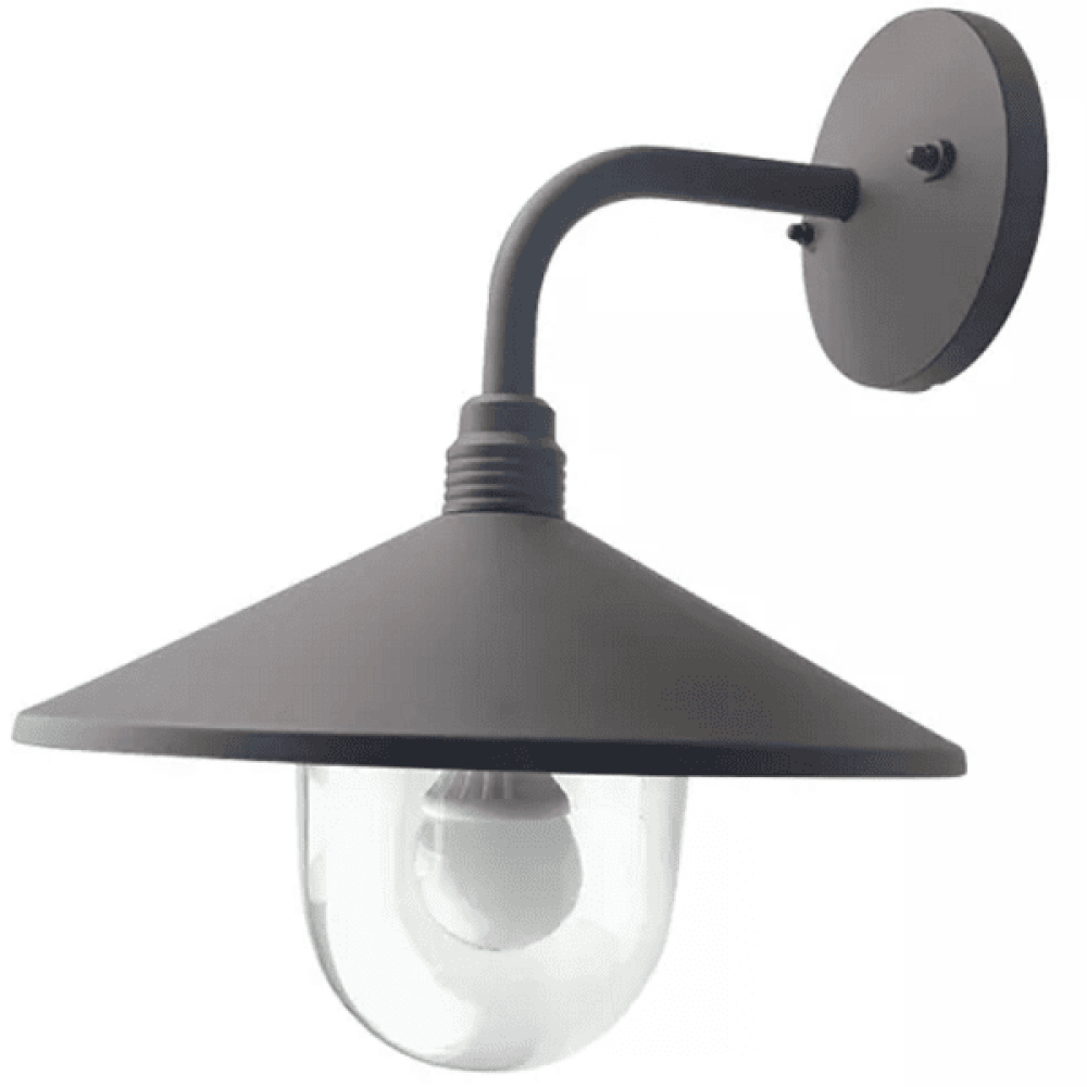 Modische Leuchten und Designerlampen Quay Light 1 Light Außenwandhalter in Schwarz