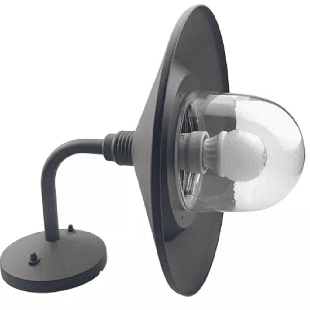 Fashionable lighting and designer lamps Quay Light 1 Light Exterior Wall Bracket in Black