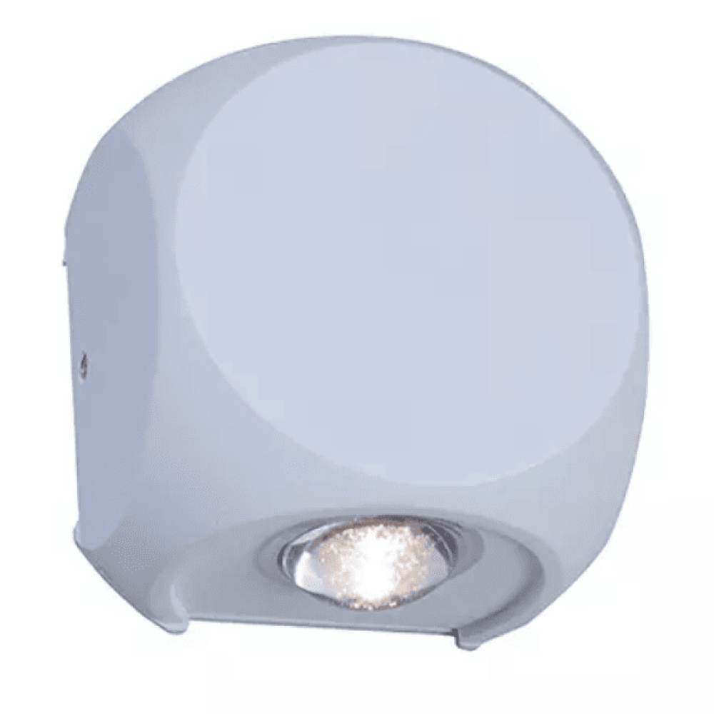 Lámpara ARGOS LED blanco 9114 Nowodvorski Lighting Kinket Lámpara Exterior Blanco