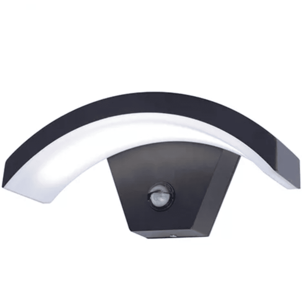 Lampada boomerang a LED da esterno,8W 3000K,luce calda,2160 lm,IP65