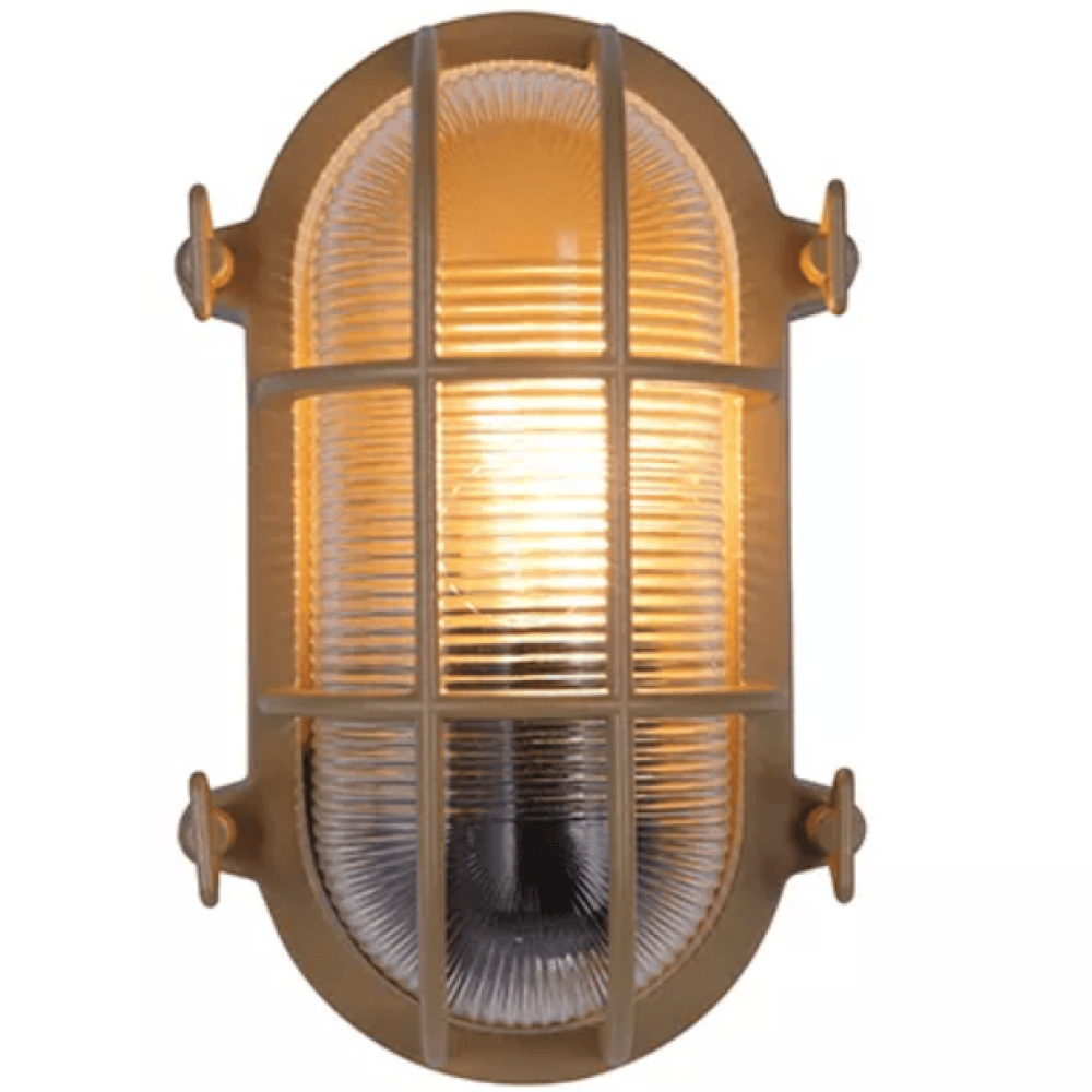 Firstlight Turin Bulkhead Одиночный овальный наружный настенный светильник для переборки черный
