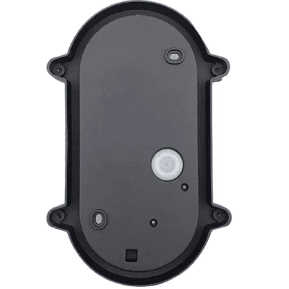 Firstlight Turin Bulkhead - Lámpara de pared para exterior ovalada individual negra