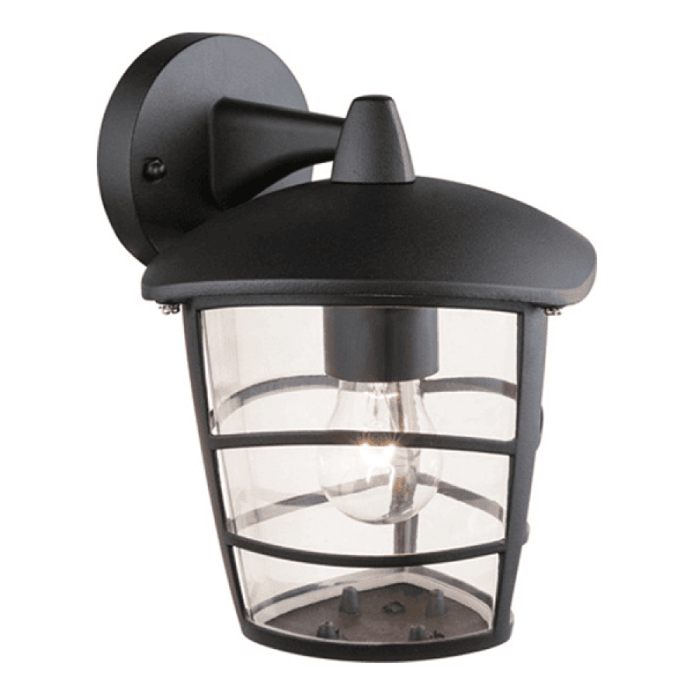 LED קיר פנס Bas CLOE 12W 4000K 800lm IP44 יצוק אלומיניום בולט שחור