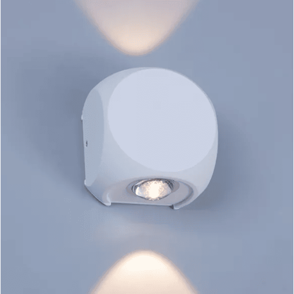 Lampe ARGOS LED blanc 9114 Nowodvorski Lighting Kinket Lampe Extérieur Blanc