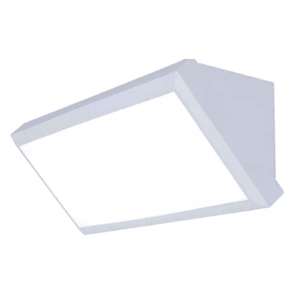 Outdoor LED Wedge Design מנורה קיר GARDEN LAMP 12W IP65 לבן מט
