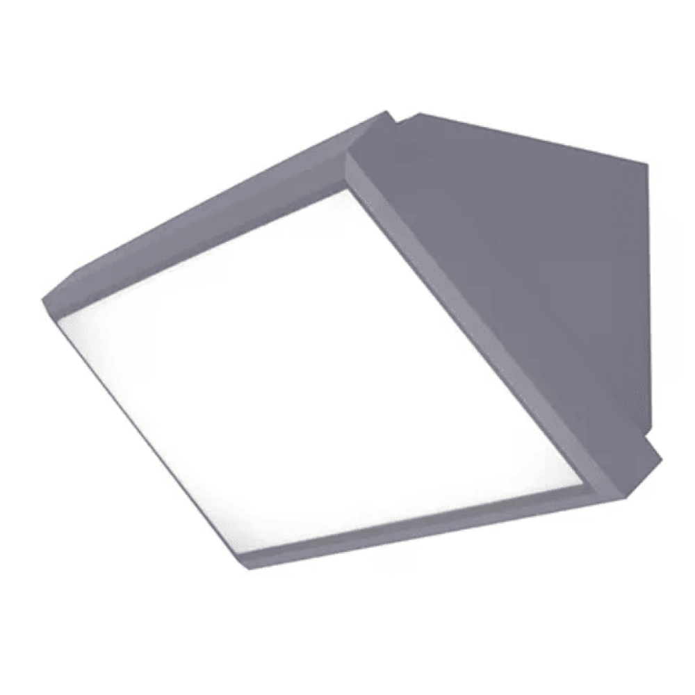 Outdoor LED Wedge Design מנורה קיר GARDEN LAMP 12W IP65 לבן מט