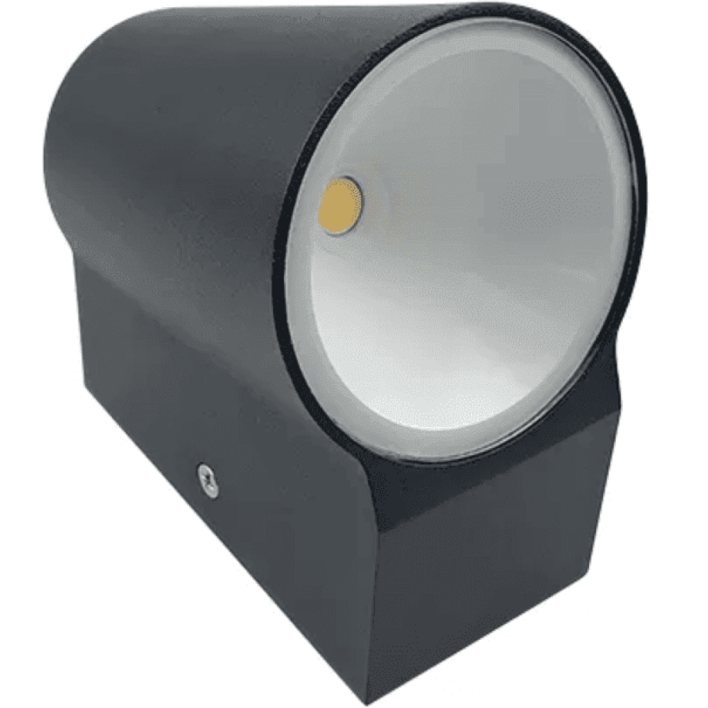 תאורת קיר LED חיצונית 6W GREY 3000K IP54 Anthracite Modern Anthracite