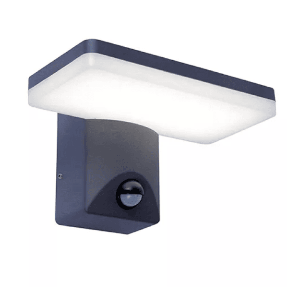 Aplique Murale LED 12 Watt 230V 3000K Antracita IP65 Aplique LED para exterior