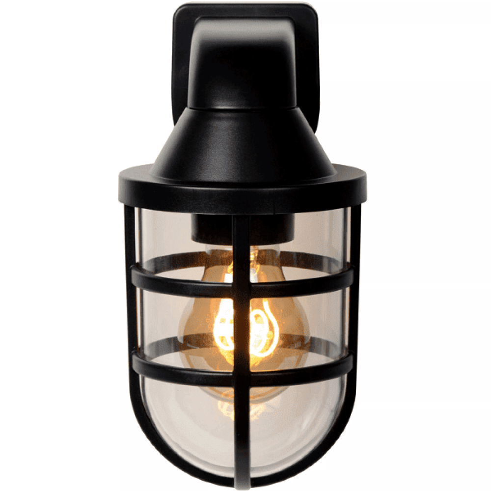 Lucide LEWIS מנורת קיר חיצונית E27 Matt Gold Lewis בפליז סאטן Lucide
