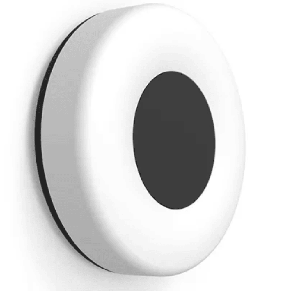 Mini round UNE LED WALL LAMP IP65 3000K 9W 15CM BLACK white