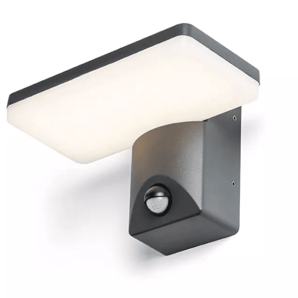 Applique a LED 12 Watt 230V remoto IP65 con sensore di movimento