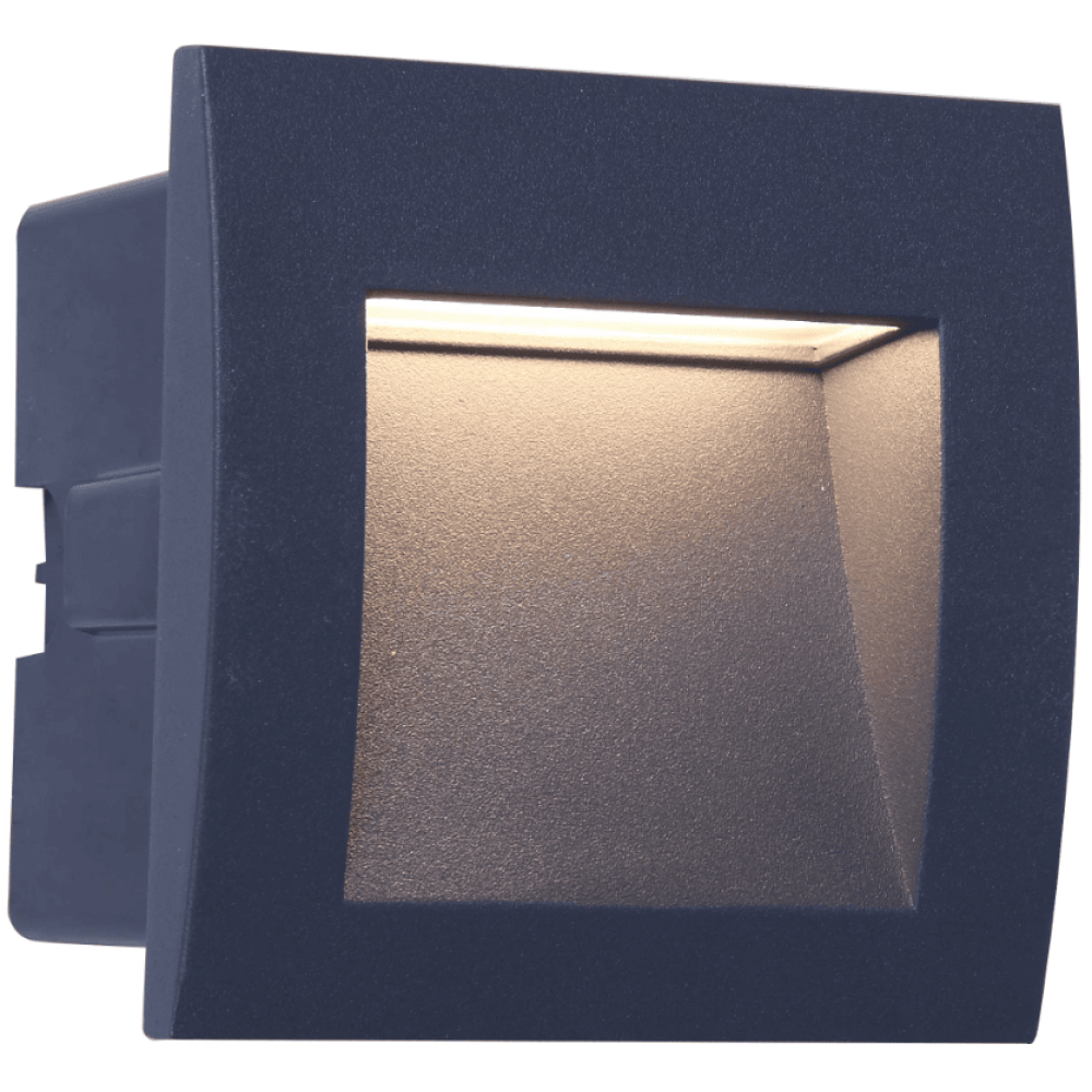גוף תאורה שקוע עם תאורת LED חיצונית מלבני אנתרציט Downunder