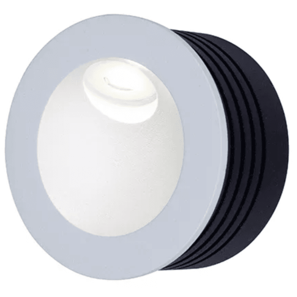 לבן מט לבן 2W עגול LED קיר צעד אור