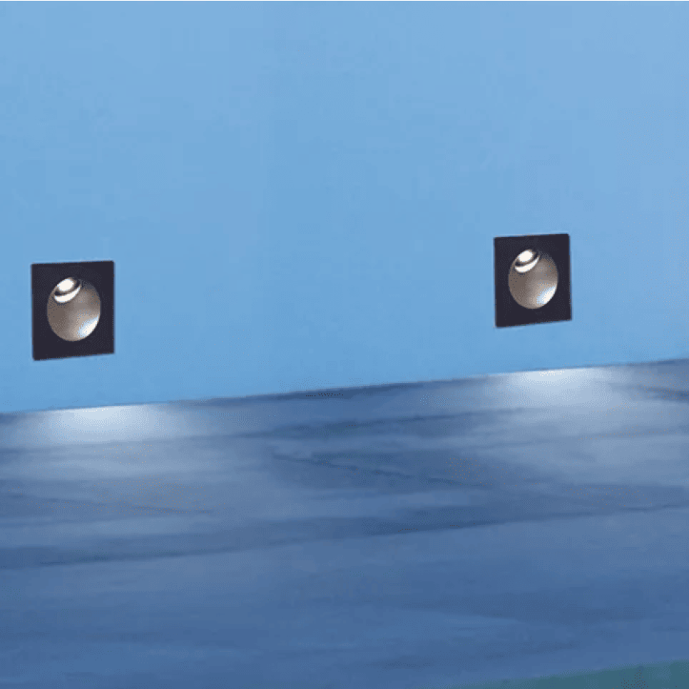 לבן מט לבן 2W עגול LED קיר צעד אור