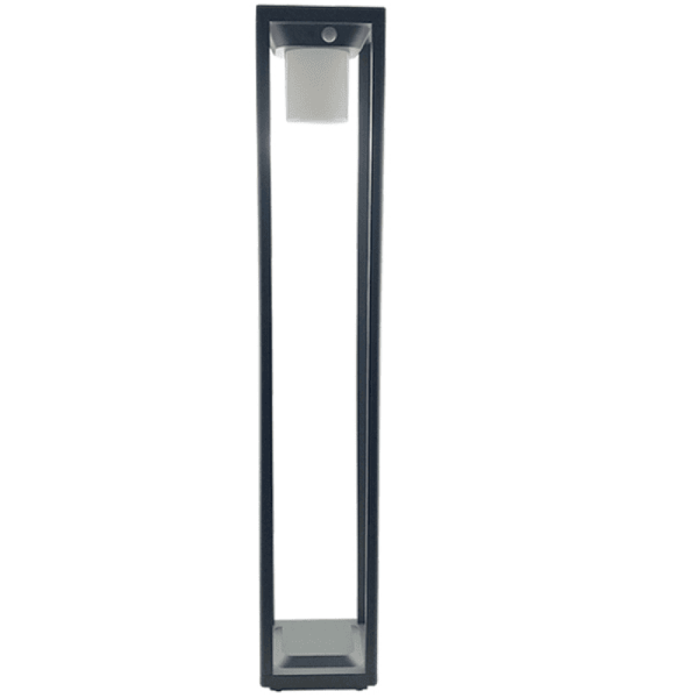 HALLAM 80 ס"מ תא צילום קיר יחיד בהיר שחור&PIR IP44