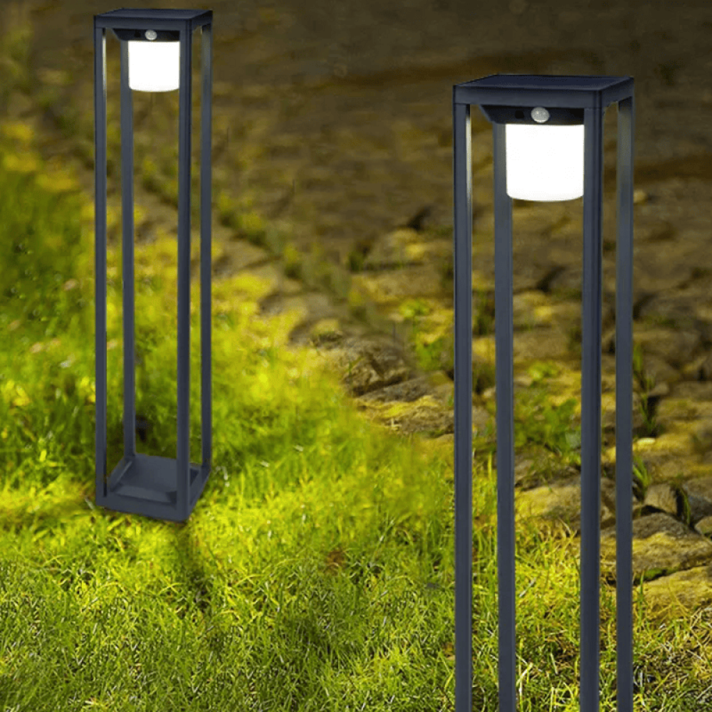 2.1W גובה 50 ס"מ שמש חיצוני עמוד אורות LED אור נתיב