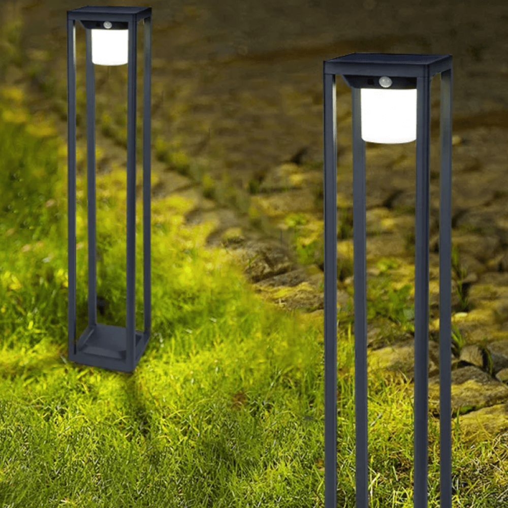 2.1W 50cm Höhe Solar Outdoor Pillar Lights LED Wegelicht