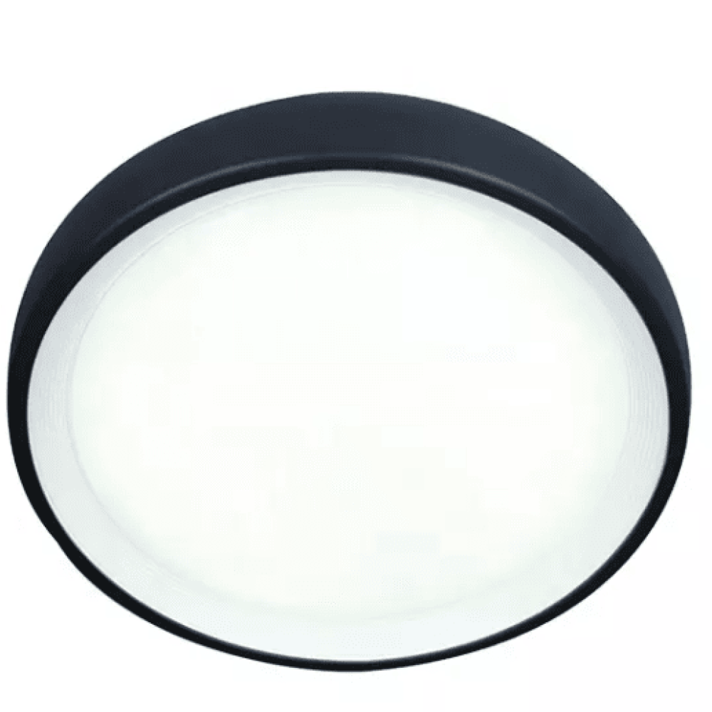 13W outdoor flush mount light matt white matt black