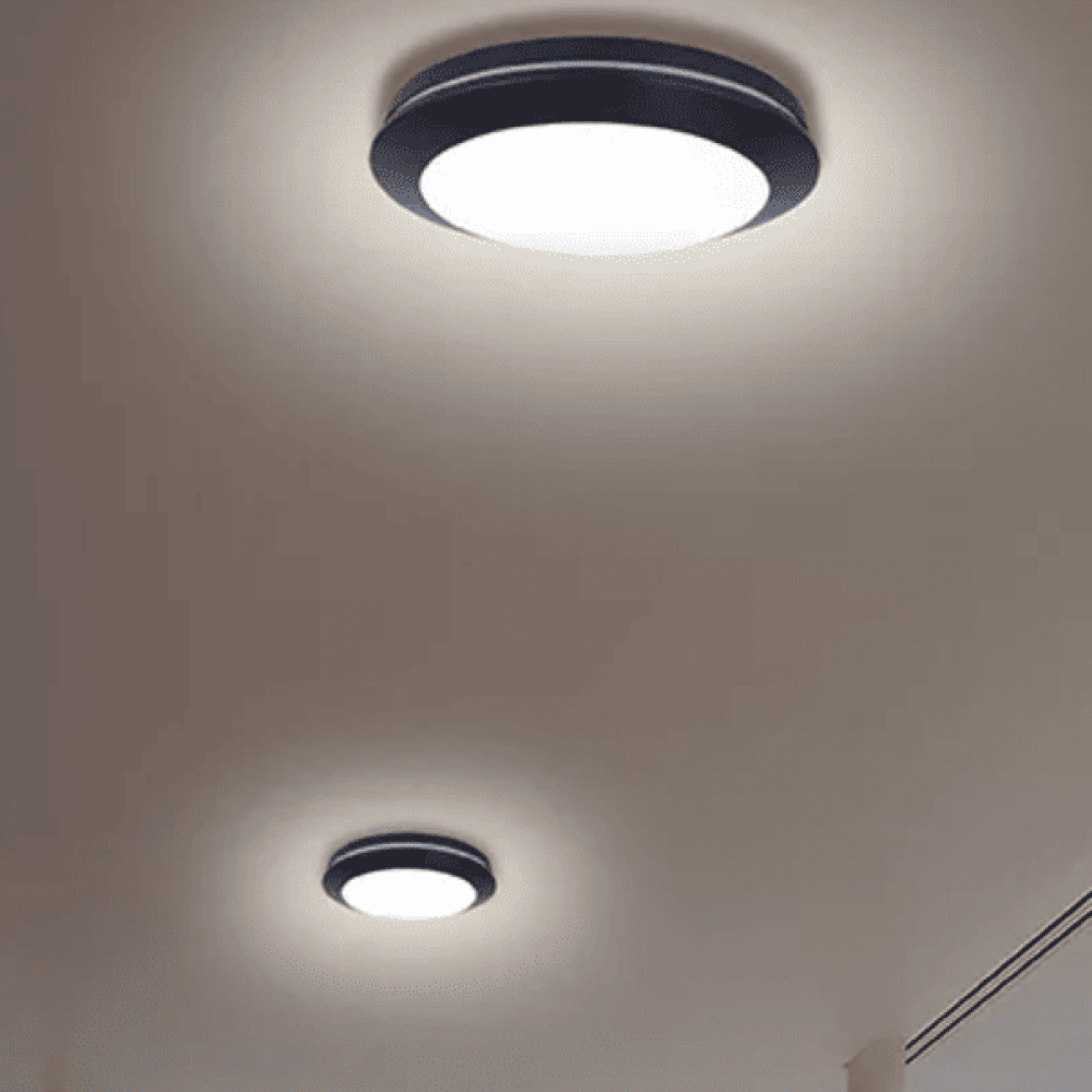 Plafoniera da esterno per montaggio a parete a soffitto con plafoniera a LED rotonda da 16W