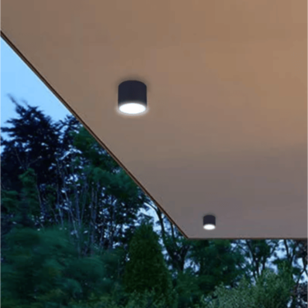 8W 13W 20W COB IP65 מנורת תקרה חיצונית Leds-C4 Cosmos 15-9904-Z5-CL