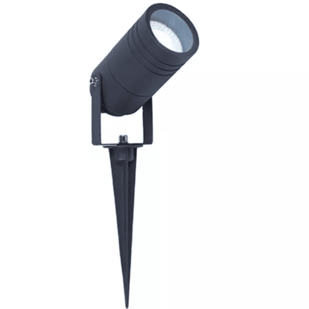 Spot piquet LED Spikey 5 Watt 6000K Noir IP65 étanche