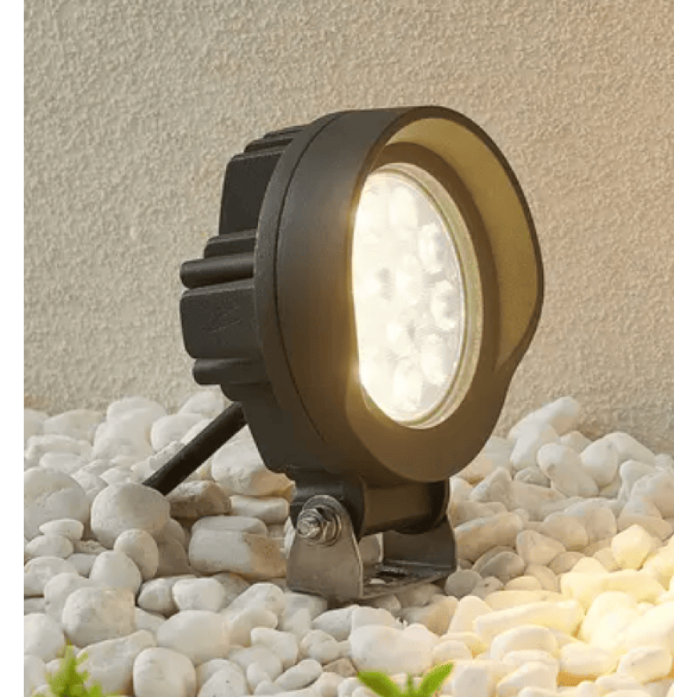 Lindby Emar LED Spot LED moderne éclairage de jardin et de terrasse gris foncé