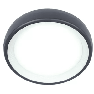 מנורת תקרה 9W Led Smd גדול עגול גרפיט אפור צבע לחוץ לופט קו Sovil