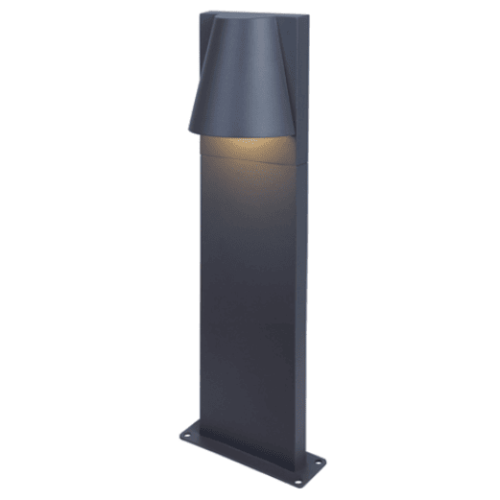 Lampada Da Terra A LED Per Esterni Lampada Da Giardino Bianca In Alluminio 8 Watt 855 Lumen Bianco Caldo Dxh 125x65 Cm 86950968
